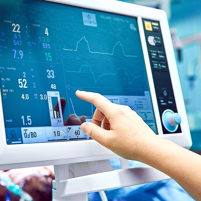 System monitoring patient vitals