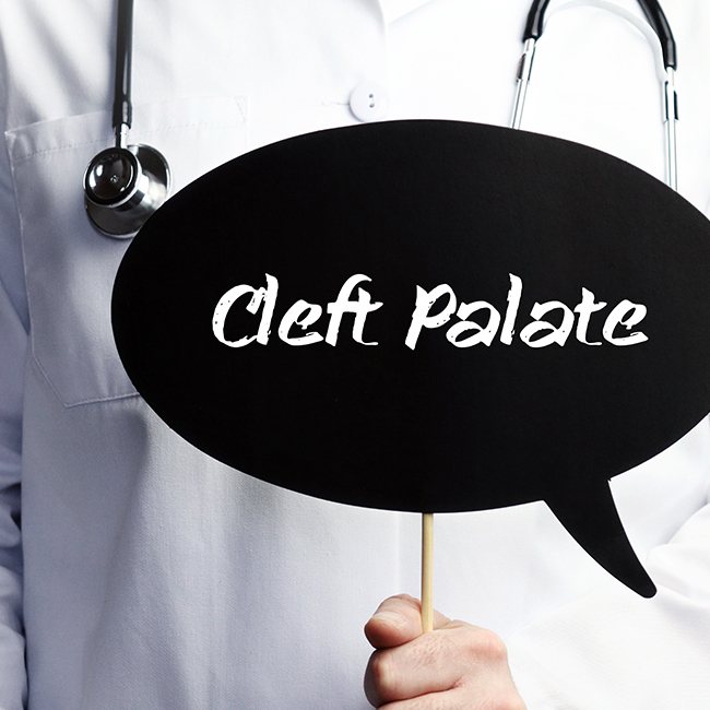 Sign that says cleft palate