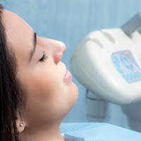 Patient resting after surgery