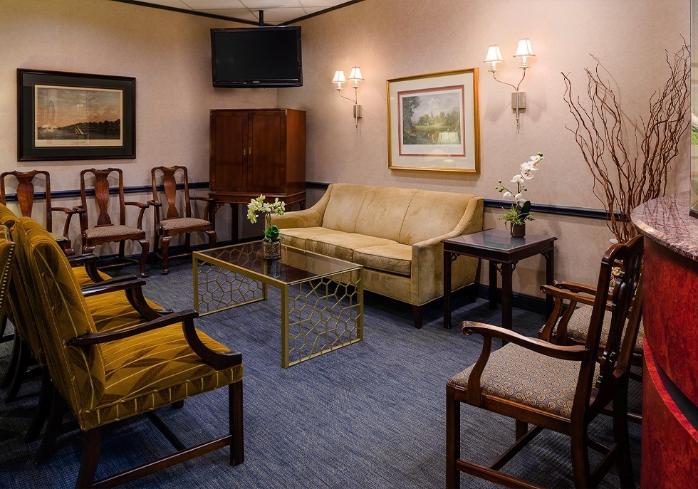 Oral surgery office waiting room