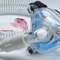 CPAP and oral appliance for sleep apnea