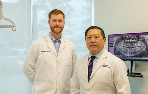 Houston oral surgeons Doctor Steve Koo and Doctor William Shepard