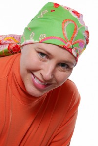 smiling chemotherapy patient