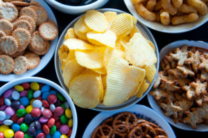 Salty snack foods